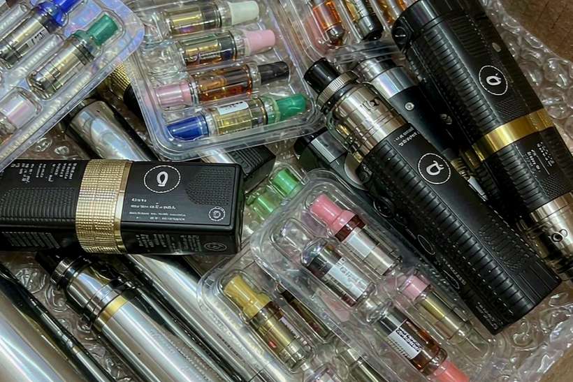 Restocking Elektronna Ya Sisgareta products in Madrid — express air